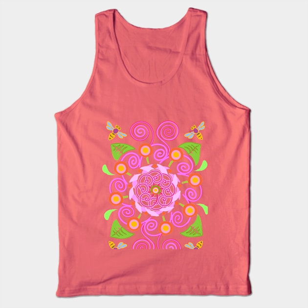 Flower Gardening Tank Top by evisionarts